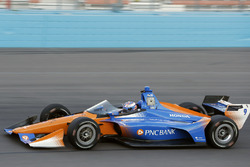 Scott Dixon, Chip Ganassi Racing Honda tests the aeroscreen