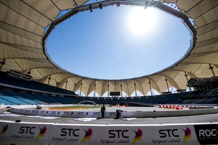 Preparaciones de la pista