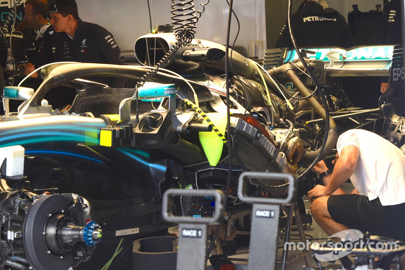 Mercedes AMG F1 W09, részlet