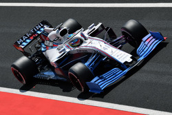 Oliver Rowland, Williams FW41 con pintura en el alerón