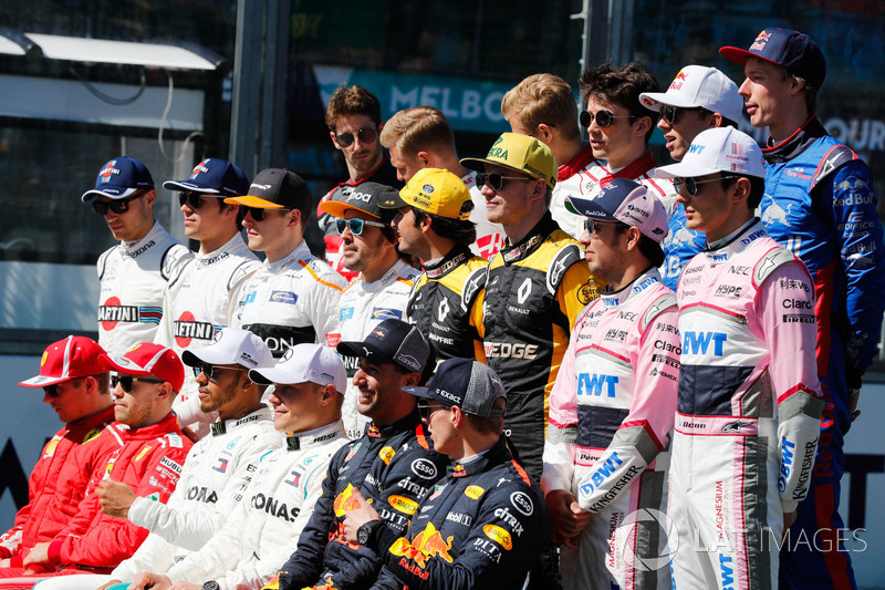 Foto grup pembalap F1