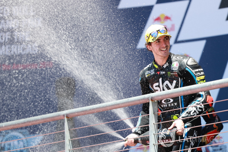 Podium: Race winner Francesco Bagnaia, Sky Racing Team VR46