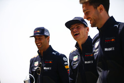 Daniel Ricciardo, Red Bull Racing, e Max Verstappen, Red Bull Racing