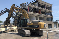 Paddock demolition