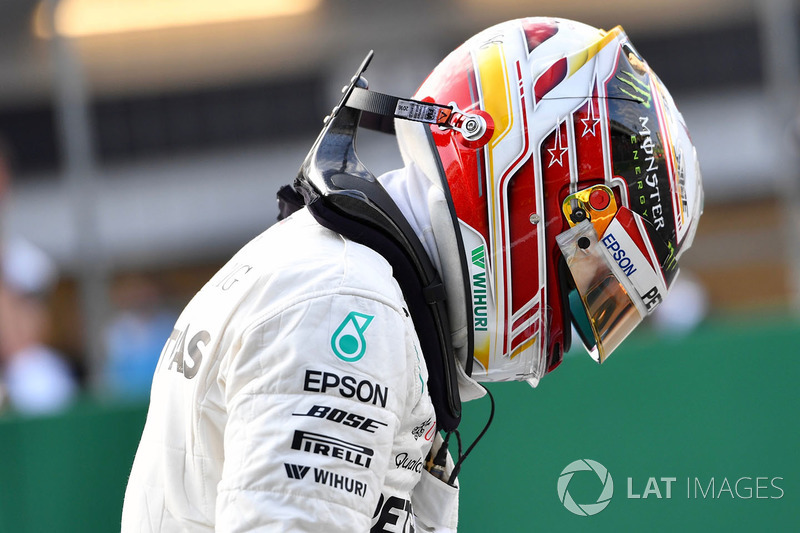 Lewis Hamilton, Mercedes-AMG F1 celebrates in parc ferme