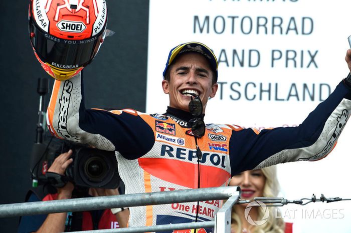 Podio: ganador de la carrera Marc Marquez, Repsol Honda Team