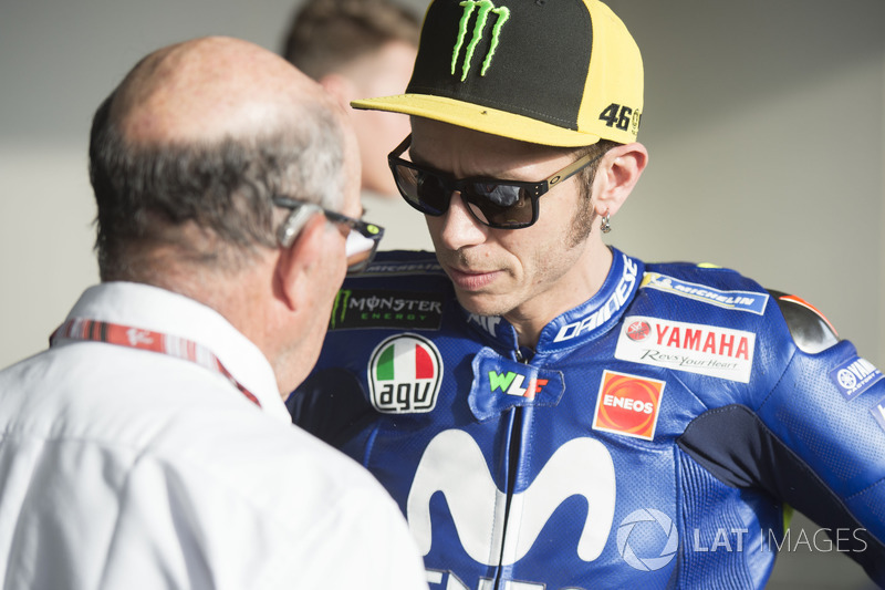 Valentino Rossi, Yamaha Factory Racing, Carmelo Ezpeleta, CEO Dorna Sports