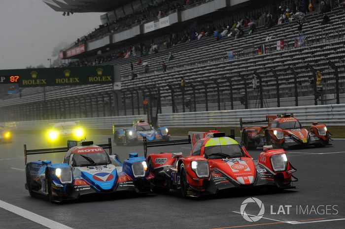 #13 Vaillante Rebellion ORECA 07-Gibson: Nelson Piquet Jr., David Heinemeier Hansson, Mathias Beche, #24 CEFC Manor TRS Team China ORECA 07-Gibson: Matt Rao,  Ben Hanley, Jean-Eric Vergne 