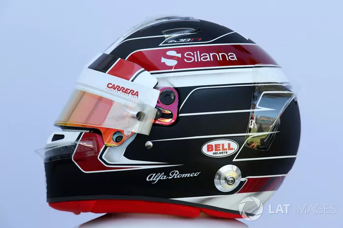 Casco de Charles Leclerc, Sauber