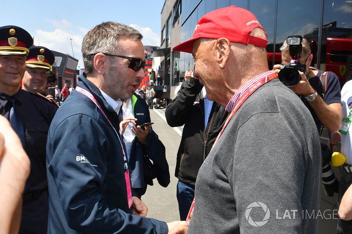 Niki Lauda, Mercedes AMG F1 y Herbert Kickl, ministro del Interior austriaco 