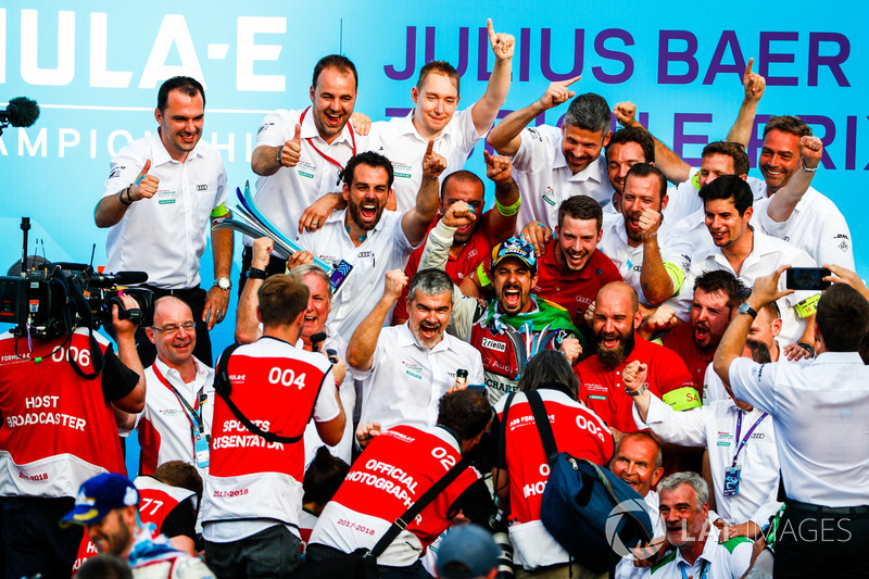 Lucas di Grassi, Audi Sport ABT Schaeffler, wins the Zurich ePrix