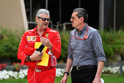 Керівник Ferrari Мауріціо Аррівабене та керівник Haas Гюнтер Штайнер