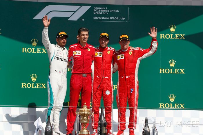 27. Lewis Hamilton-Sebastian Vettel-Kimi Raikkonen: 5