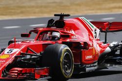 Il vincitore della gara Sebastian Vettel, Ferrari SF71H