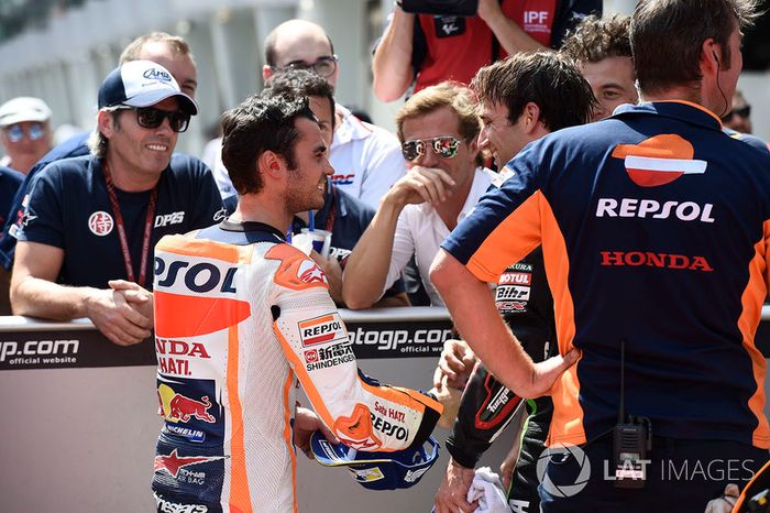 Pole, Dani Pedrosa, Repsol Honda Team, segundo, Johann Zarco, Monster Yamaha Tech 3