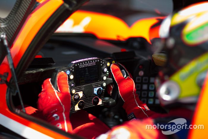 TDS Racing Oreca 07 Gibson, dettaglio del volante