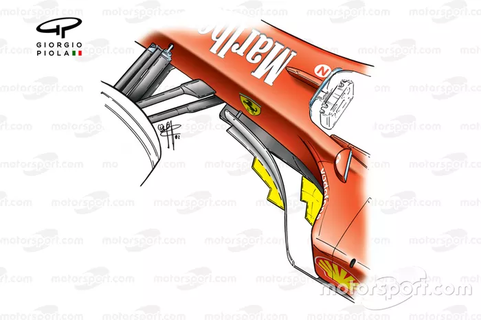 Ferrari F2002 (653) 2002 bargeboard update