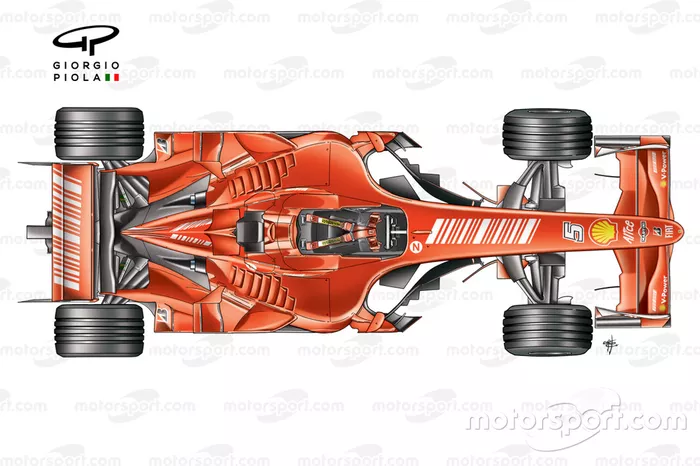Ferrari F2007 (658) 2007 top view