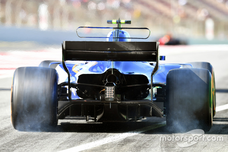 L'arrière de la Sauber C36