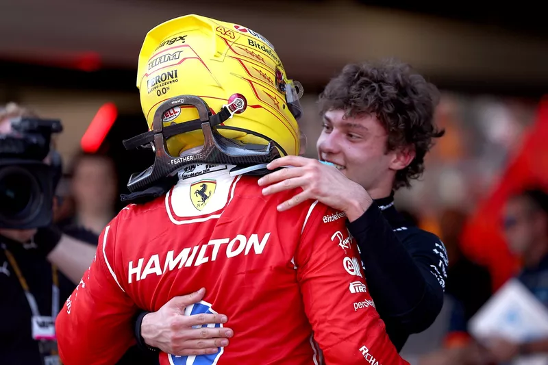 Andrea Kimi Antonelli, Mercedes, Lewis Hamilton, Ferrari