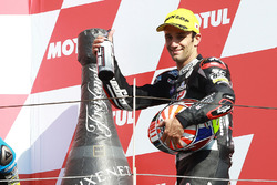Podium: deuxième place Johann Zarco, Ajo Motorsport
