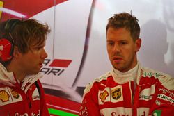 Sebastian Vettel, Ferrari con Antti Kontsas, entrenador Personal