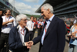 Bernie Ecclestone mit Marco Tronchetti Provera, Pirelli