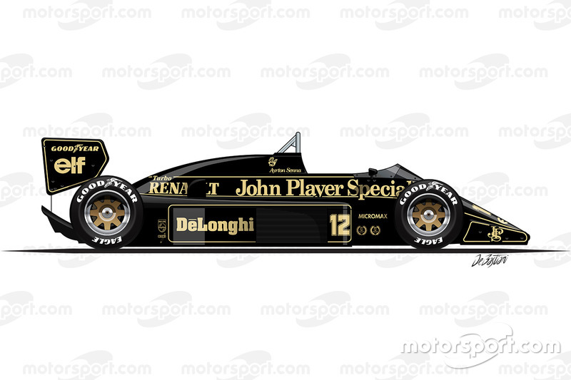 Lotus 98T, Ayrton Senna