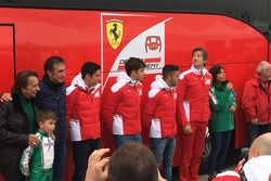 Emerson Fittipaldi, Giuliano Alesi, Charles Leclerc e Massimo Rivola