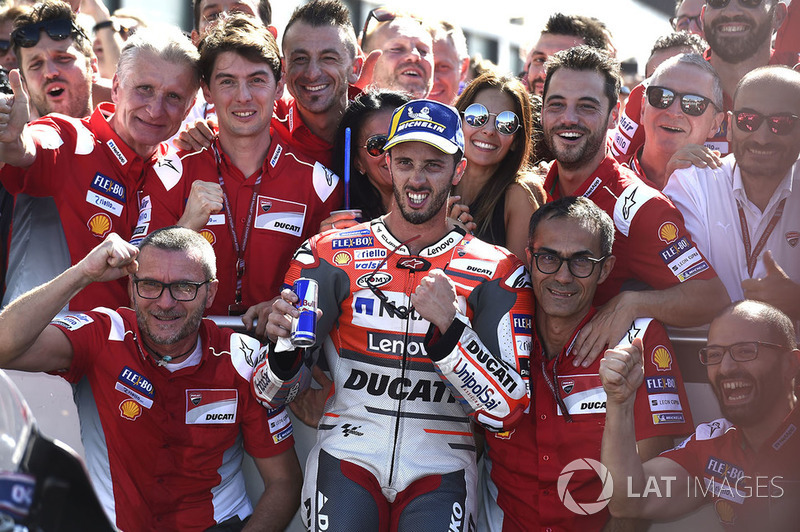 Ganador, Andrea Dovizioso, Ducati Team