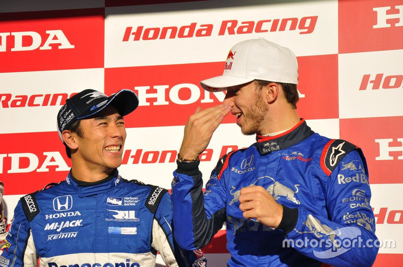 Pierre Gasly y Takuma Sato