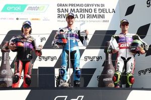 Podium: 1. Matteo Ferrari, 2. Mattia Casadei, 3. Eric Granado
