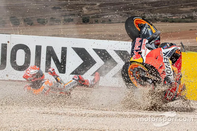 Sturz: Marc Marquez, Repsol Honda Team
