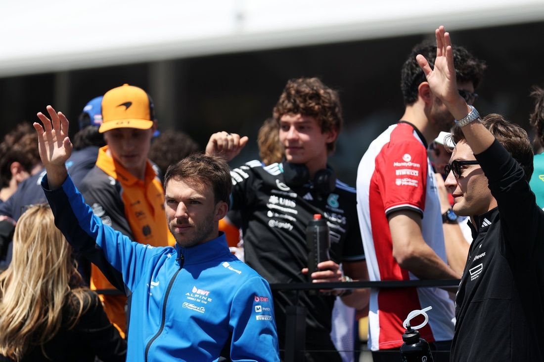 George Russell, Mercedes, Pierre Gasly, Alpine