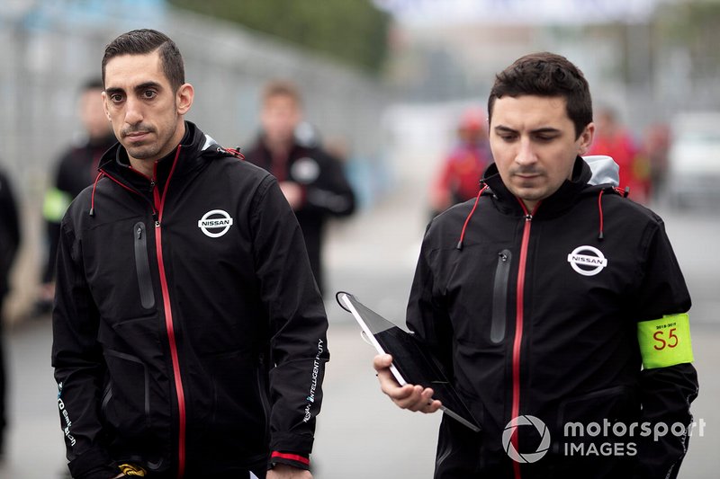 Sébastien Buemi, Nissan e.Dams walks the track