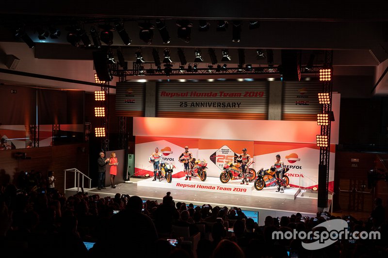 Mick Doohan, Alex Criville, Marc Márquez e Jorge Lorenzo, Repsol Honda Team