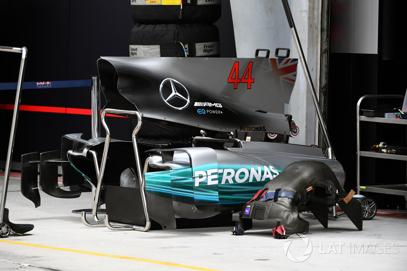 Carrocería y cubierta motor del Mercedes-Benz F1 W08