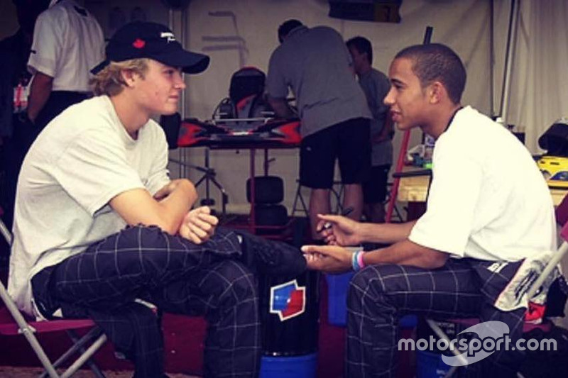 Rosberg y Hamilton