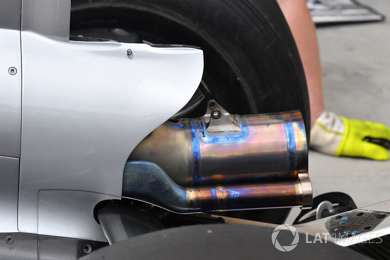 Diffuseur de la Mercedes-Benz F1 W08