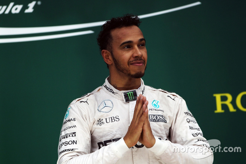 Podium: 1. Lewis Hamilton, Mercedes AMG F1