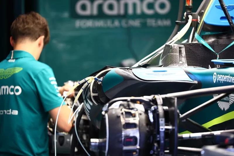 Detalle técnico del Aston Martin AMR26 