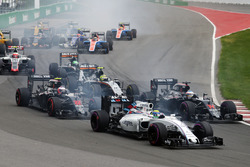Фелипе Масса, Williams FW38 на старте гонки