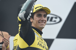 Podio: segundo lugar Alex Rins, Paginas Amarillas HP 40