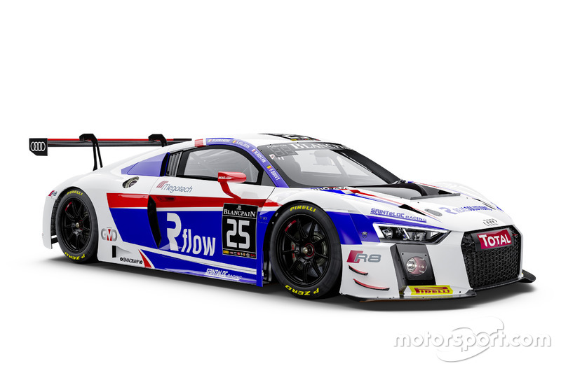 #25 Sainteloc Racing, Audi R8 LMS: Marco Bonanomi, Fred Bouvy, Christian Kelders, Marc Rostan