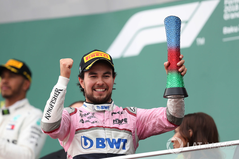 Octavo podio, GP de Azerbaiyán 2018