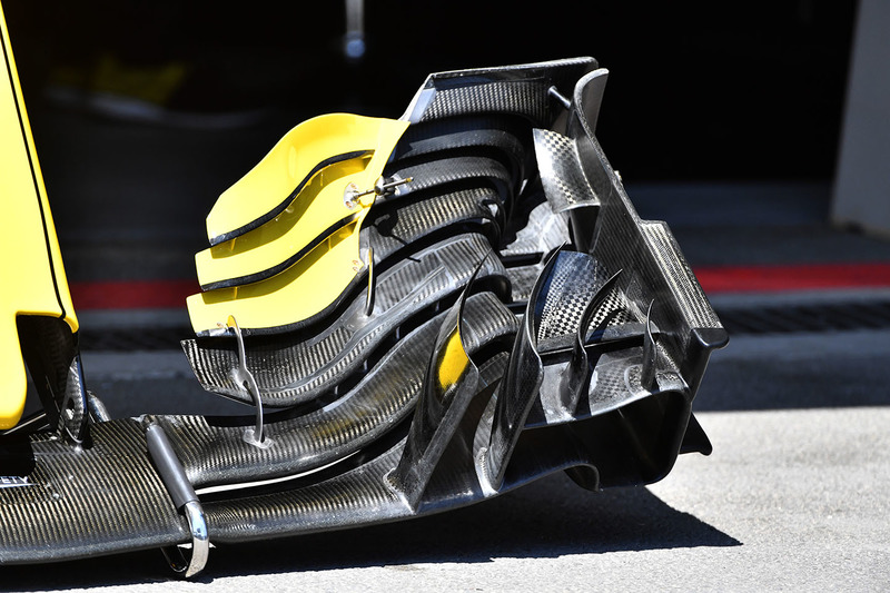 Переднее антикрыло Renault RS18
