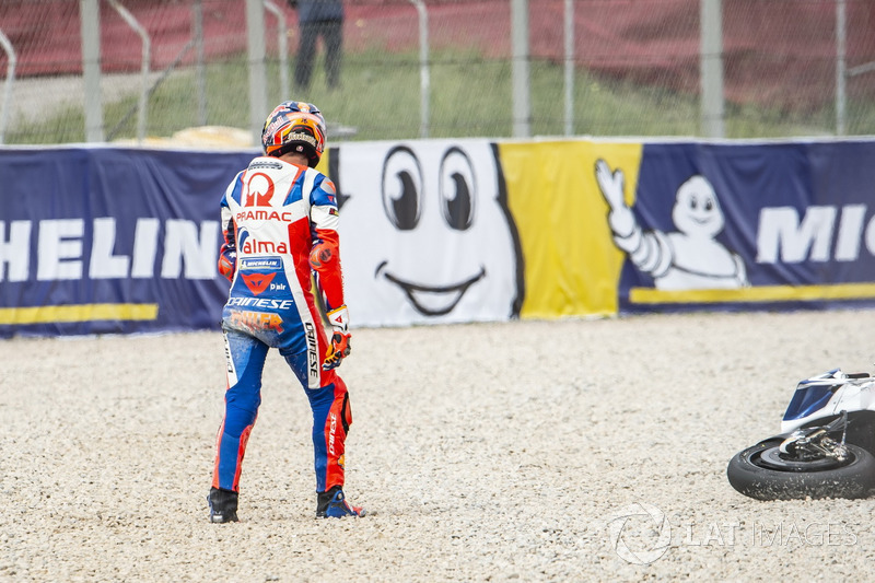 Jack Miller, Pramac Racing después de la caída