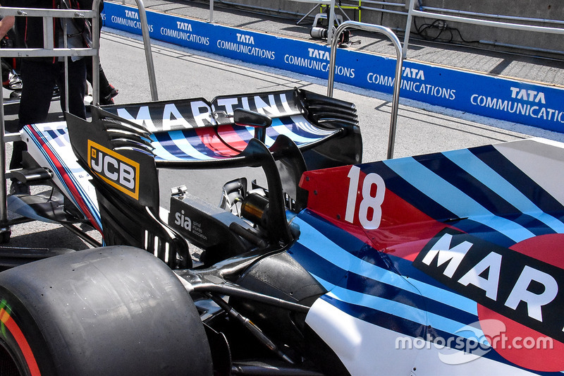 Williams FW41 wing detail