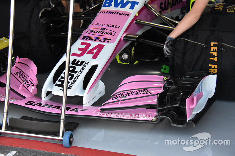 Force India VJM11 front wing detail