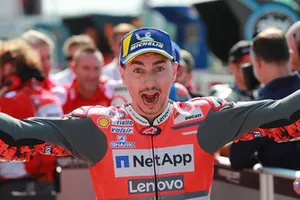 Polesitter Jorge Lorenzo, Ducati Team